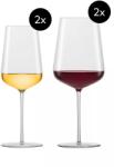 Zwiesel Glas Set de pahare de vin Vervino Set Limited Edition, set de 4 bucăți Pahar