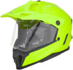 W-Tec Gyermek motoros bukósisak W-TEC Benasqo, zárható szellőzés, aerodinamikus forma, leszerelhető felső napellenző, karcálló plexi, fényvisszaverő elem Szín: matt fekete, Méret: XL(55-56)