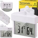 RETOO Külső-belső Ablakhőmérő Digitális Higrométer °c/°f (Termometr na zewnątrz wewnętrzny E750)