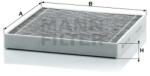 Mann Filter Fülkeszűrő CUK 2339