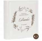 Ertom Album 200 kép 10x15 személyre szabás Szentáldozás, áldozási napló (BK46200 SONORA White Personalizowany)