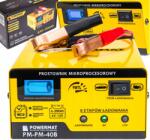 Powermat Akkumulátoros Mikroprocesszoros Egyenirányító 15A Autós 6V 12V Töltő