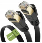 Vayox Ethernet Kábel Lan Hálózati Kábel Patchcord Sodrott Sftp cat. 7 Lapos 15M (Kabel ethernet cat.7 RJ45 płaski 15m VA0065)
