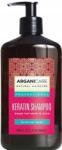Arganicare Keratinos Javító Sampon Arganicare 400ml Regenerálás és ragyogás (7290114145015)