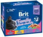 Brit Premium Family Plate 12x100g Nedves macskaeledel ízkeverék (BR506255)