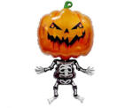 GoDan Halloween Pumpkin Skeleton fólia lufi 71 cm (MLG430421)