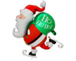 GoDan Karácsonyi Santa Skating fólia lufi 64 cm (MLG422563)