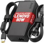 Alogy 90W-os hálózati töltő adapter Lenovo G500 G510 Z51-70 20V 4.5A Slim Tip készülékhez kábel (Zasilacz Ładowarka do laptopa Slim Tip 90W)