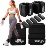 Fizyo Bokasúly Csukló Edzés Pilates Séta Mindennapos 2x225g (Weighted Wrist 1LBS Black)