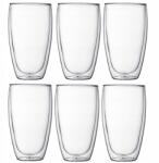 Bodum duplafalú pohár 6 db Pavina 0.45 l Átlátszó (4560-10-12)