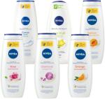 Nivea folyadék tusfürdő női mosószer szett univerzális mix 500ml x6 (5900017079189)
