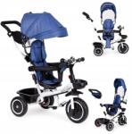 ECOTOYS Háromkerekű babakocsi forgatható 360 kék Ecotoys Ecotoys (RFS-2583)