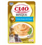 Inaba Foods Cat Ciao Bisque Csirke Sajttal 40g Nedves Macskaeledel