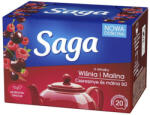 Saga Gyümölcstea SAGA Cseresznye-Málna 20 filter/doboz - fotoland