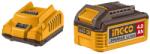 INGCO FBCPK1012E Akkumulátor és töltő szett 20 V (1 x 4, 0 Ah akku + 2, 0 A töltő) (FBCPK1012E)
