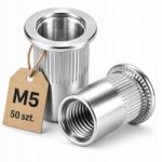 Vorfal Szegecsanya M5 Hengeres Horganyzott Acél 50 Db Szegecs (V09009_2)