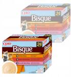 Inaba Foods Cat Ciao Bisque 48x40g Kiegészítő Macskaeledel Csirke Marha Hal
