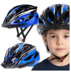 Ercole Kerékpáros bukósisak fiúnak napellenzővel Mtb országúti rollerhez 48-54cm (Kask na rower dla dzieci lekki szosowy R97dbn)