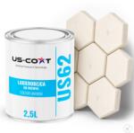 US-Coat Fa Lakkfesték 3AZ1BEN Fehér Extra Lazúr Fehér Szatén 2.5L Uv Védő (SATYNA DO MEBLI TARASU 5905748174721)