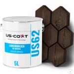 US-Coat Dekoratív Favédő Lakk 5L Rózsafa Félmatt Szín (PÓŁMAT DO MEBLI TARASU 5905748177104)