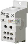 Siemens sorkapoc elosztóblokk 1P 10…70 mm2/6 × 2, 5. . . 16 mm2 DIN-sínre 160 A 5ST 5ST2507 (5ST2507)