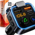 DRMZ Fm Autós Bluetooth Adó 3x Usb Adapter MP3 Gyorstöltő (DRMZ PureWave 5G)