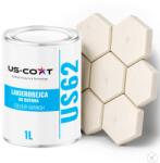 US-Coat Fafesték 3AZ1BEN Extra Lazúr Szín Fehér Szatén 1L Uv védő (SATYNA DO MEBLI TARASU 5905748606420)