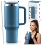 Berdsen Vákuumos termosz szívószállal 1180 ml Berdsen sötétkék (378801)