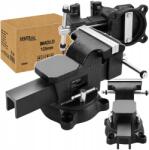 Kraft & Dele Forgatható Lakatos Satu Üllővel 125mm 360° Profilozott Pofák KD3681 (KD3681)
