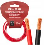 BLOW Hq Kéteres Hangszórókábel 2x1 Orsó 25m Átlátszó Led Hq (73-344#)