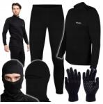 Ercole Thermoaktív Ruházat 3XL Férfi Fehérnemű Kesztyű Szett Thermo (Koszulka Spodnie Kominiarka Rękawiczki K8-3XL)