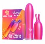 Durex Női Vibrátor 2in1 nyuszi csikló masszírozó erotikus (Wibrator króliczek USB Intense Delight Pure)