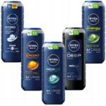 Nivea Friss tusfürdő szett 3az1ben férfiaknak 5x500ml (83612 84092 80786 81083 81063 płyn)