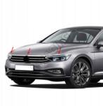 Omtec Rozsdamentes acél első 3 részes díszléc a fényszórók fölé Vw Passat 2019+ kombi Fcl