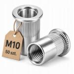 Vorfal Szegecsanya M10 Hengeres Horganyzott Acél 50 Db Szegecs (V09009_5)