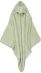 Little Dutch Prosop cu gluga din bumbac organic pentru bebelusi - 75 x 75 cm - Green Crocodil - Little Dutch