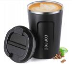 Goaduoynt Fekete Elvihető Termosz Kávéscsésze Kis Termosz Coffe To Go 510ml Öko (6980408)