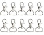Handy Art Karabiner fém hal nikkel 20 mm 10 db-os kézitáska póráz szíj (KAR20-NIK-RYB-10)