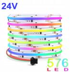 pcblab. io Digitális Led szalag Cob Magic Pixel Wled WS2811 Rgbic 576 LED/m 24V IP20 5m (Pasek taśma LED WS2811 adresowalna RGBIC COB)