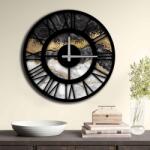 Adana Ceas decorativ din MDF Home Art, Multicolor, 50x0.5x50 cm (238HMA6247)