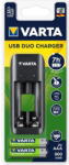VARTA Incarcator baterie Varta AAA USB Duo Charger + 2 baterii AAA 800mAh (MT-12164894) Incarcator baterii