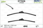 Valeo Set lamela stergator Valeo Silencio FlatBlade OE 600 500 mm (MT-12-089-005)