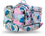 Baagl Set 5 Skate Leafs: rucsac, penar, săculeț, borsetă, husă pentru laptop