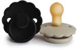 Frigg Suzete Daisy Cream/ Jet Black, +6m, Cauciuc