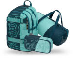 Baagl Set 3 Skate Petrol: rucsac, penar, geantă de sport GRS