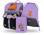 Baagl Set 3 Zippy Capibara: ghiozdan, penar, săculeț
