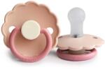 Frigg SUZETĂ DAISY COLORBLOCK ACORN, 0-6M, SILICON Variantă: Silicone