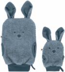 BIBS Mănuși de baie BIBS Kangaroo din bumbac BIO Variantă: Petrol