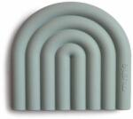 Mushie inel de dentiție din silicon Rainbow Variantă: Cambridge Blue
