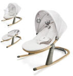 KinderKraft Balansoar Elsu Grey, până la 9 kg Sezlong balansoar bebelusi